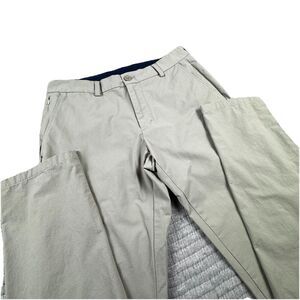 Vineyard Vines On-The-Go Performance Pants Men 32x34 Beige Golf Athletic